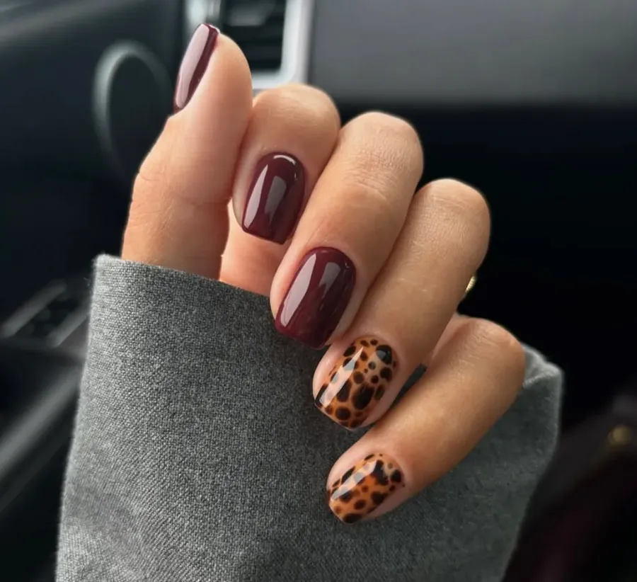 mẫu nails mùa Thu hot trend 