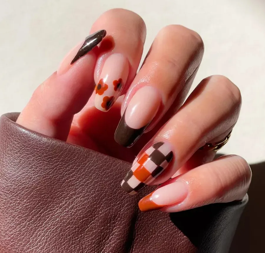 Nail họa tiết năng động