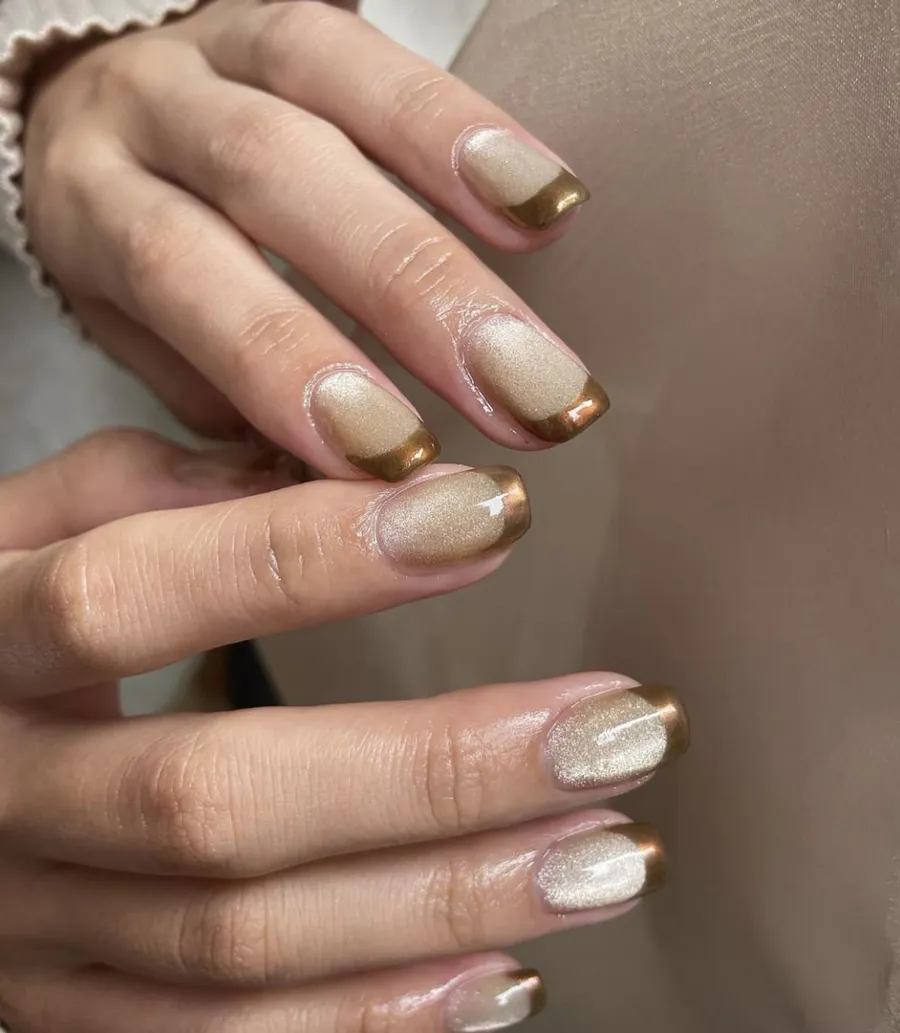 Nail ánh kim đầu móng