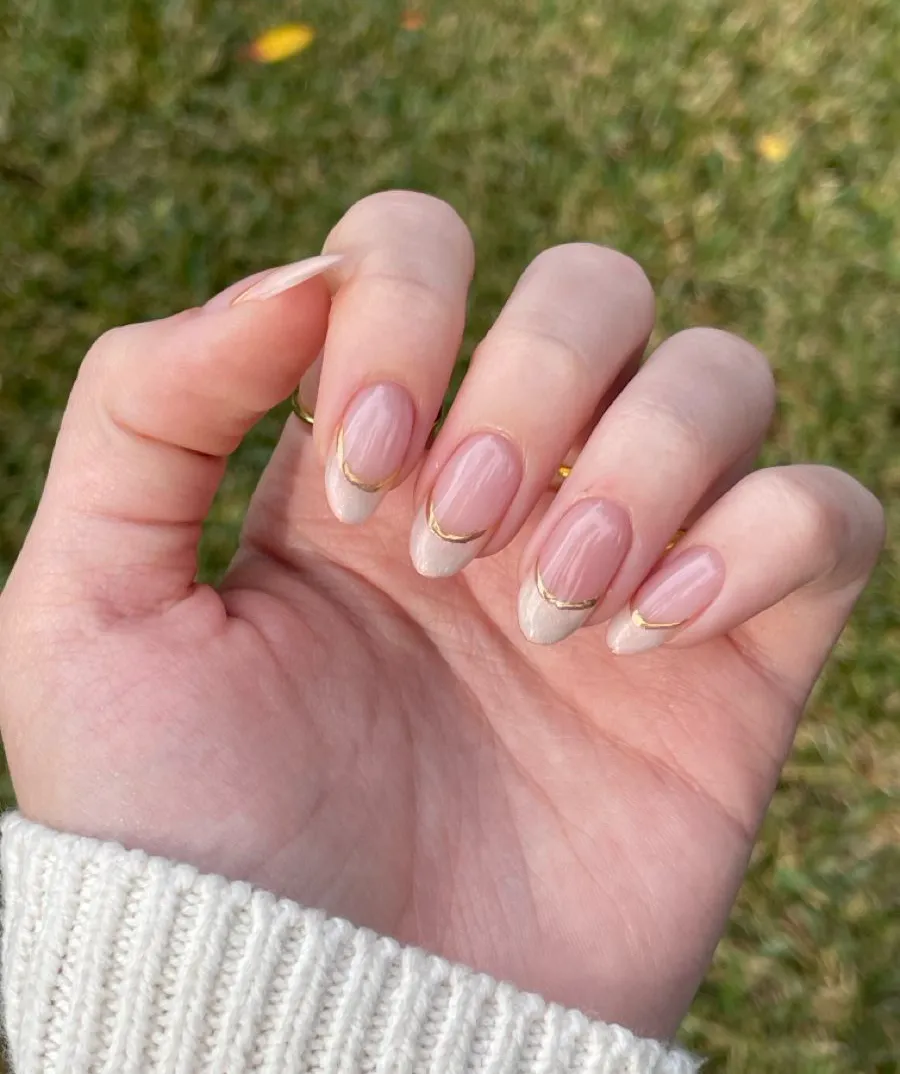 French tips phiên bản mùa Thu