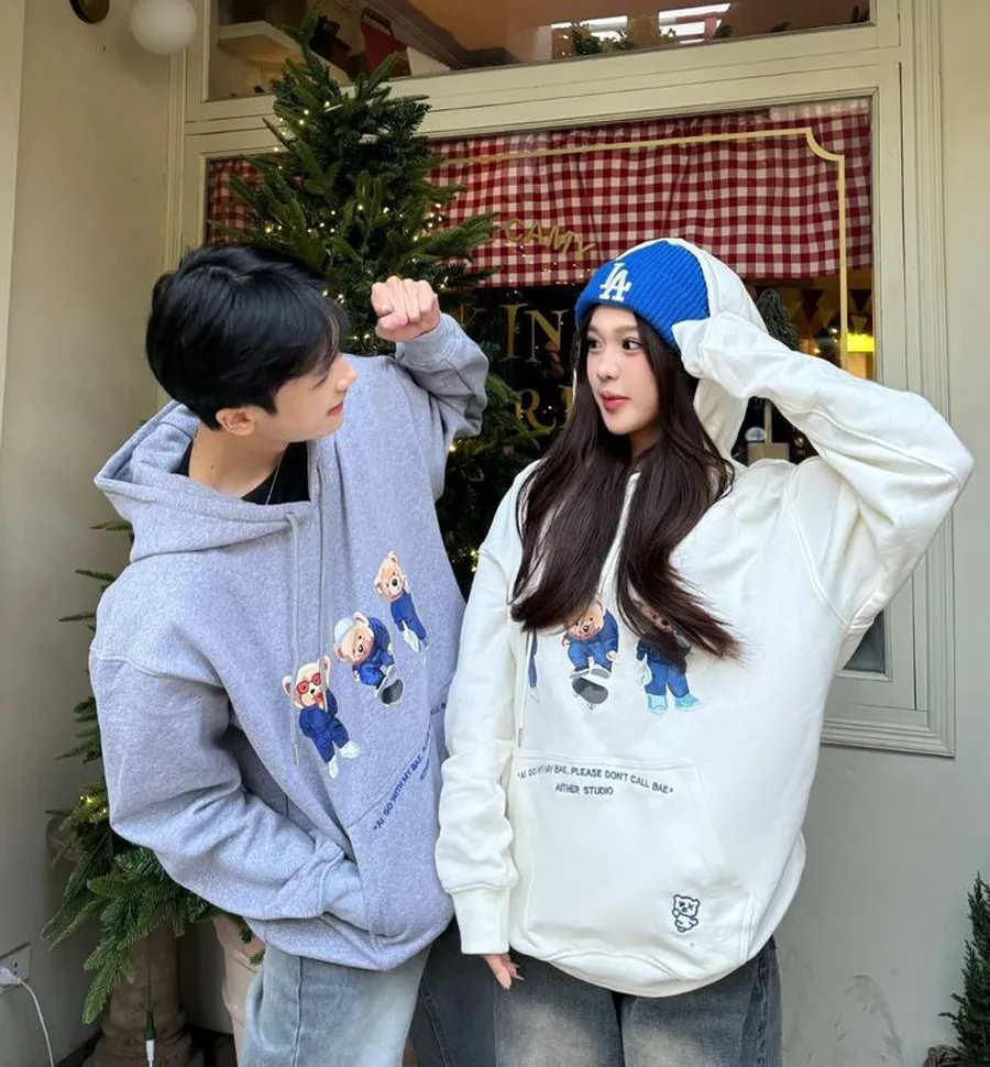 Áo hoodie cặp