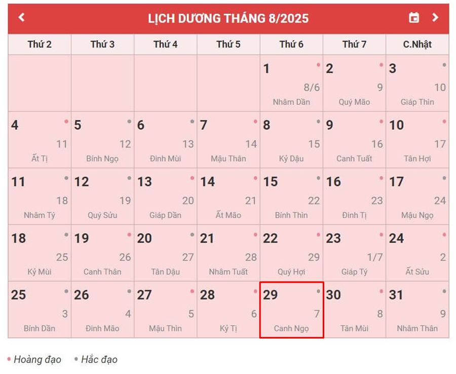 Thất Tịch 2025 vào ngày nào?