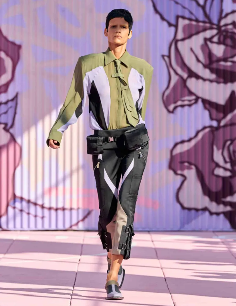 Off-White Xuân Hè 2026: Khi di sản đường phố New York hòa trong nhịp disco thập niên 70 - 2