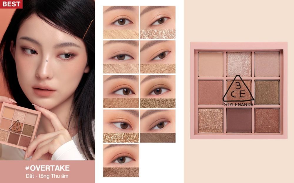 Review 04 Bảng Phấn Mắt 3CE Bán Chạy, Được Ưa Chuộng Hiện Nay - 5