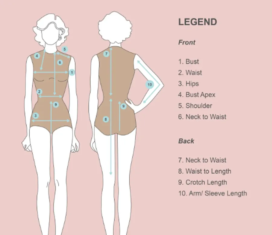 Chọn Size Áo Khoác Nữ Theo Số Đo Cơ Thể