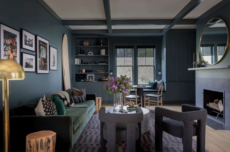 Màu chàm trong thiết kế nội thất