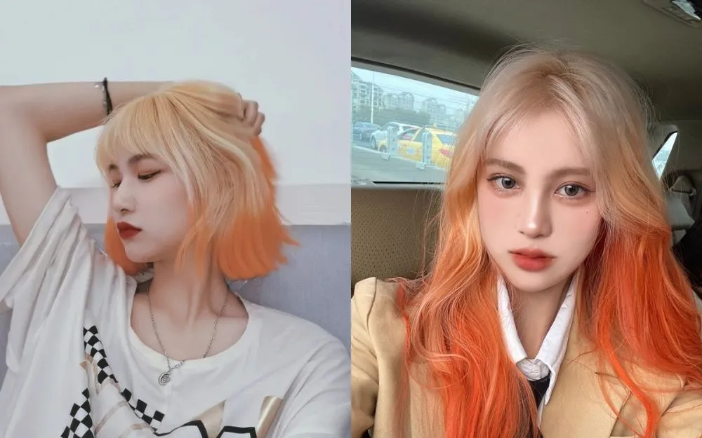 15 Kiểu Nhuộm Tóc Cam Sành Điệu, Trẻ Trung Cho Nàng [2025] - 9