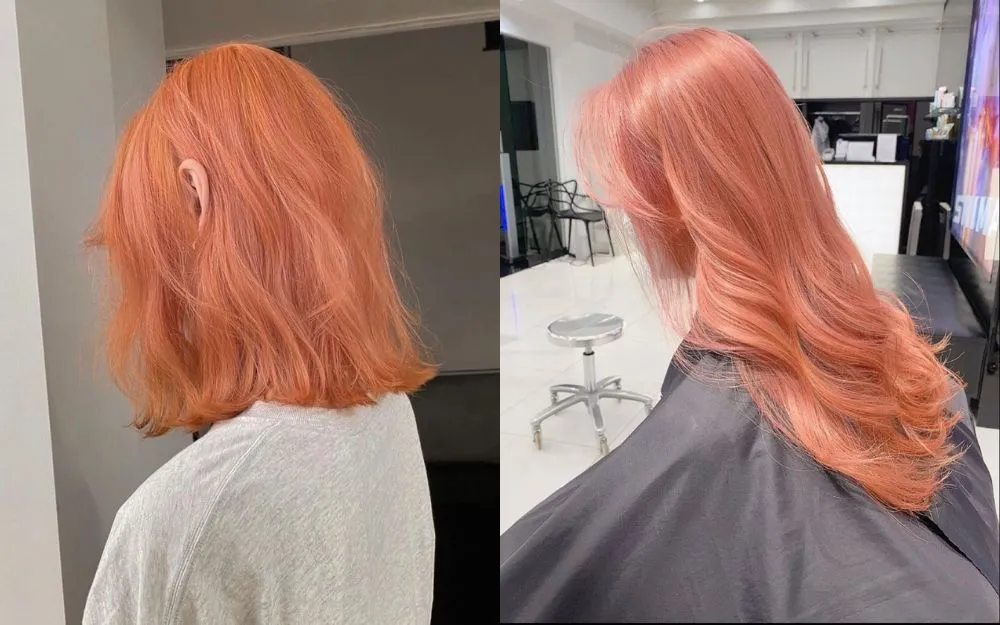 15 Kiểu Nhuộm Tóc Cam Sành Điệu, Trẻ Trung Cho Nàng [2025] - 1