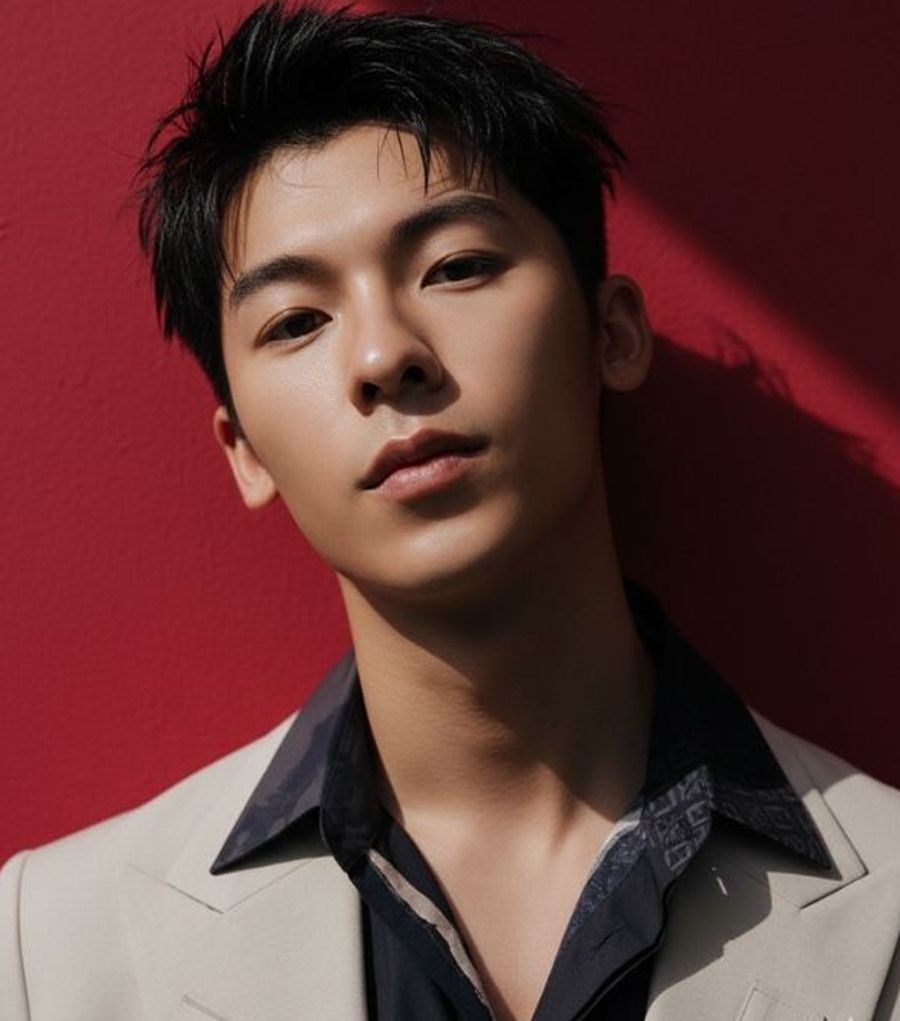 Bước 3: Nhập Prompt để tạo ảnh chân dung nền đỏ bằng AI