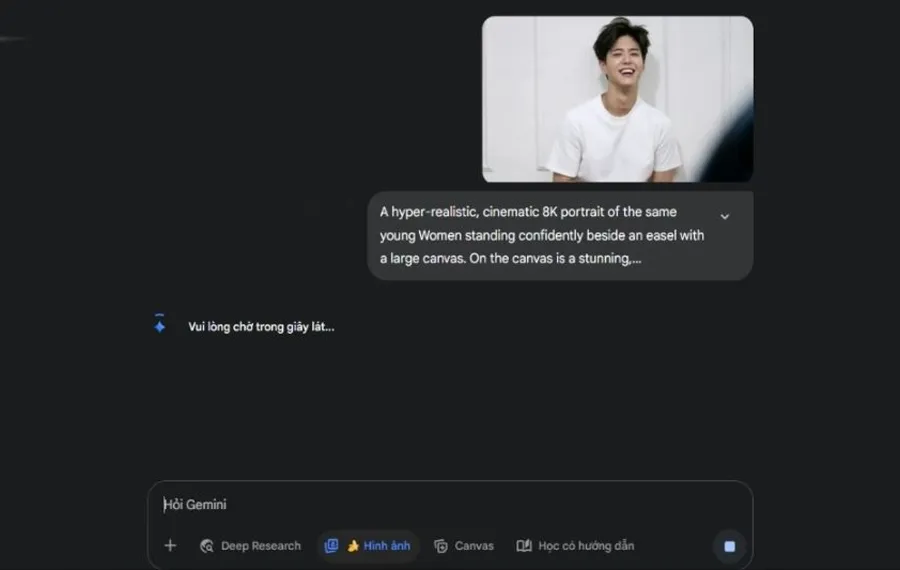 Bước 4: Gửi yêu cầu xuất ảnh và tải xuống