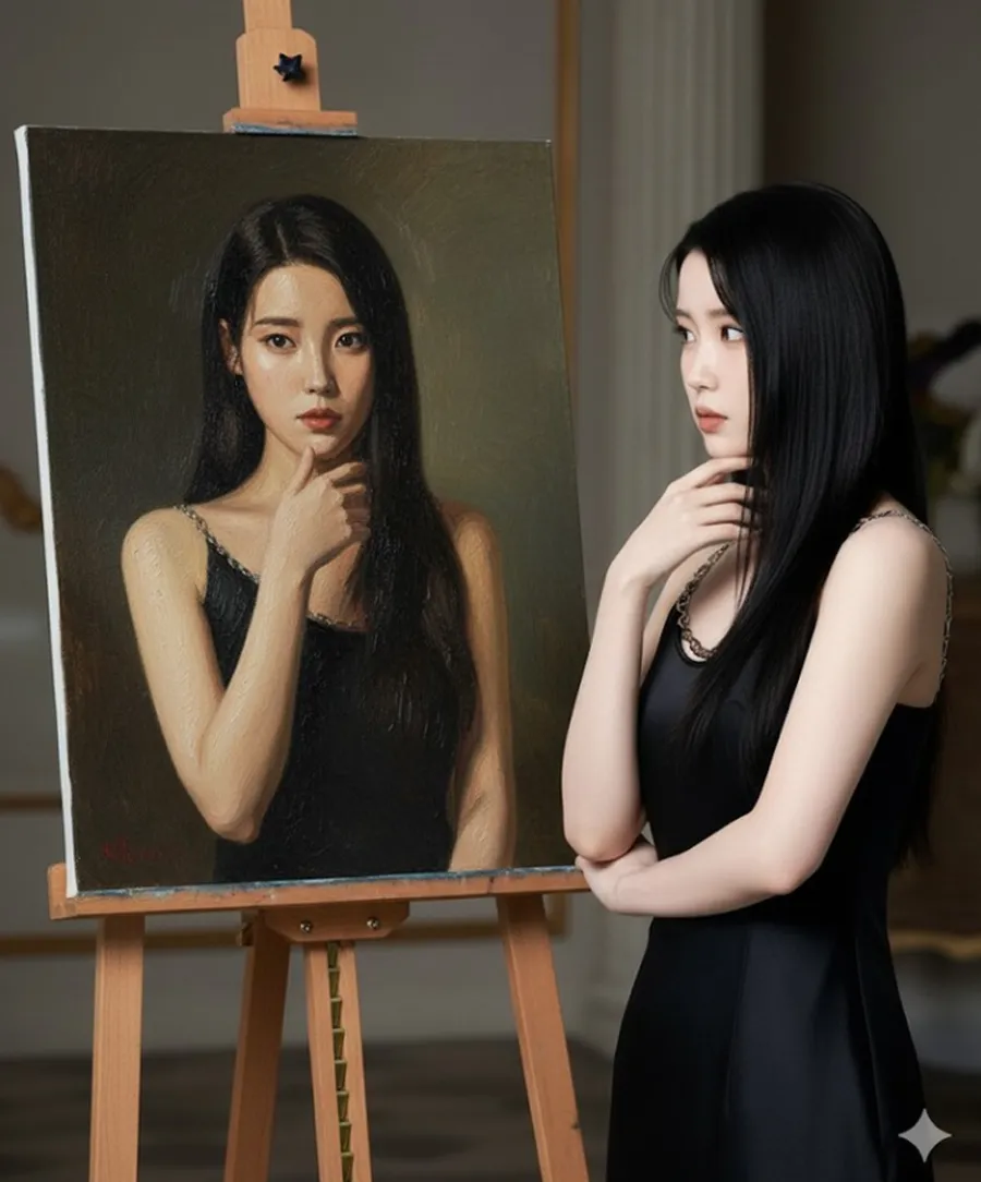 Các bước tạo ảnh chân dung tranh vẽ bằng AI Gemini