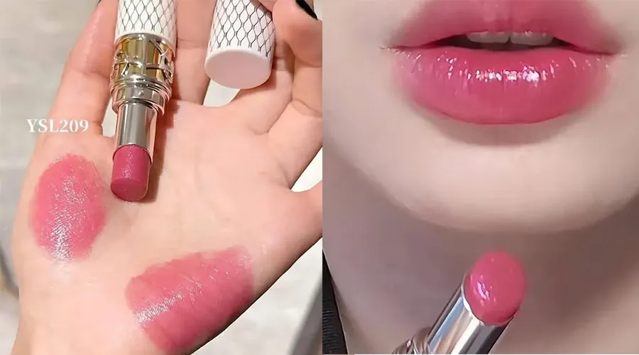 YSL Loveshine Lipstick Holiday Collector 209 Pink Desire