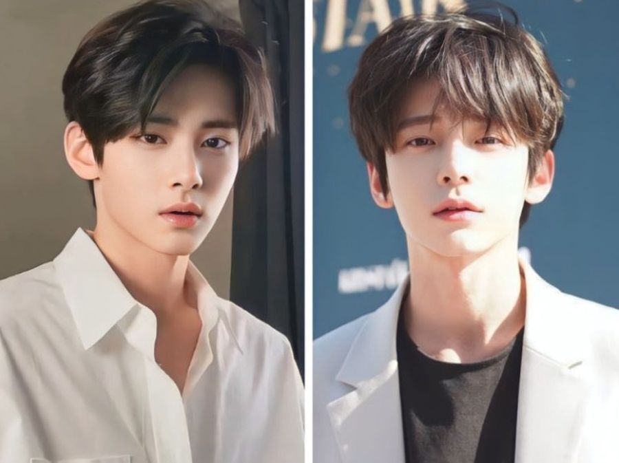 Tóc layer nam ngắn mái dài