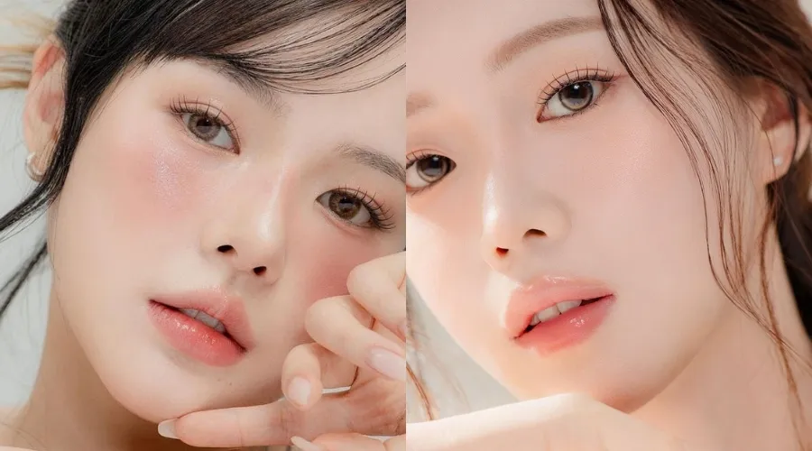 Makeup tone hồng đào