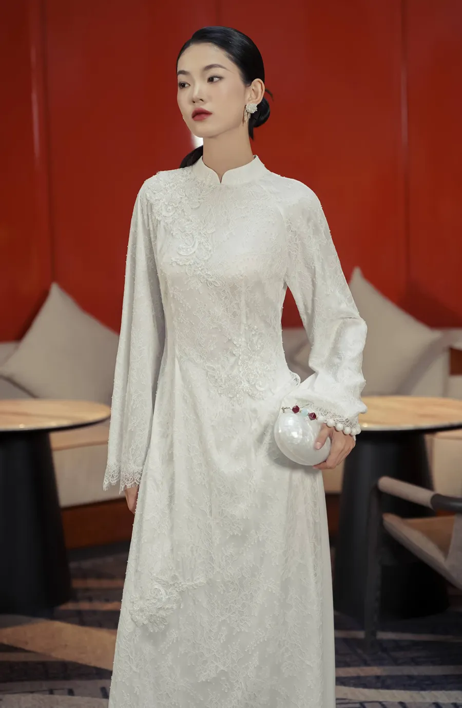 Gợi ý phụ kiện phù hợp khi kết hợp cùng áo dài kim sa