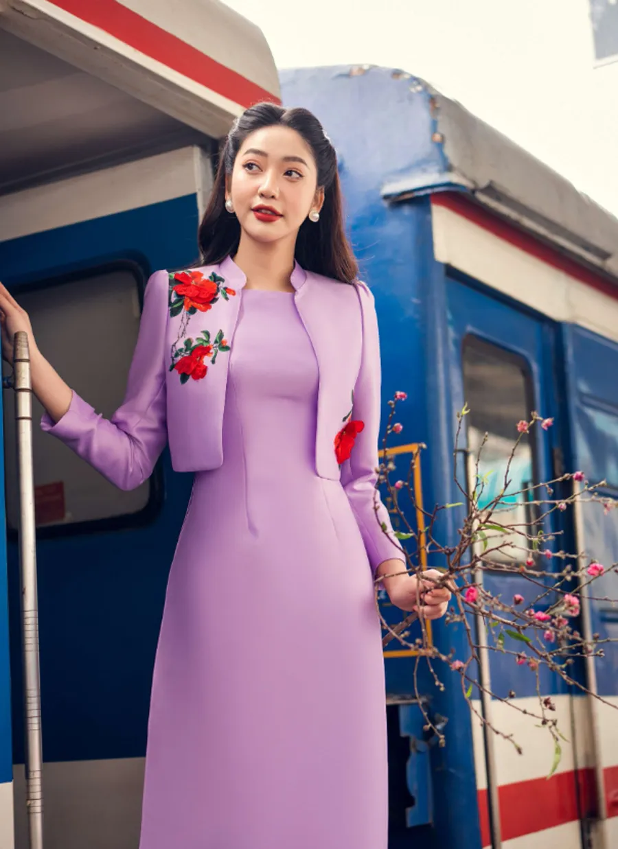 Cách chọn áo khoác phối với áo dài phù hợp nhất