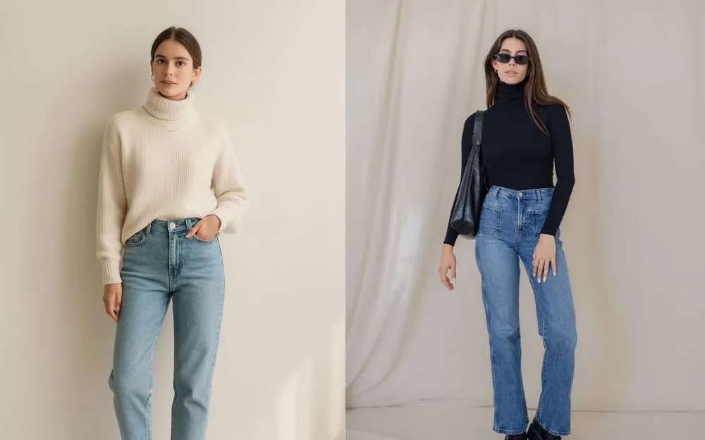 Gợi Ý 10 Cách Phối Áo Len Cổ Lọ Cho Nữ Trẻ Trung, Hiện Đại - 2