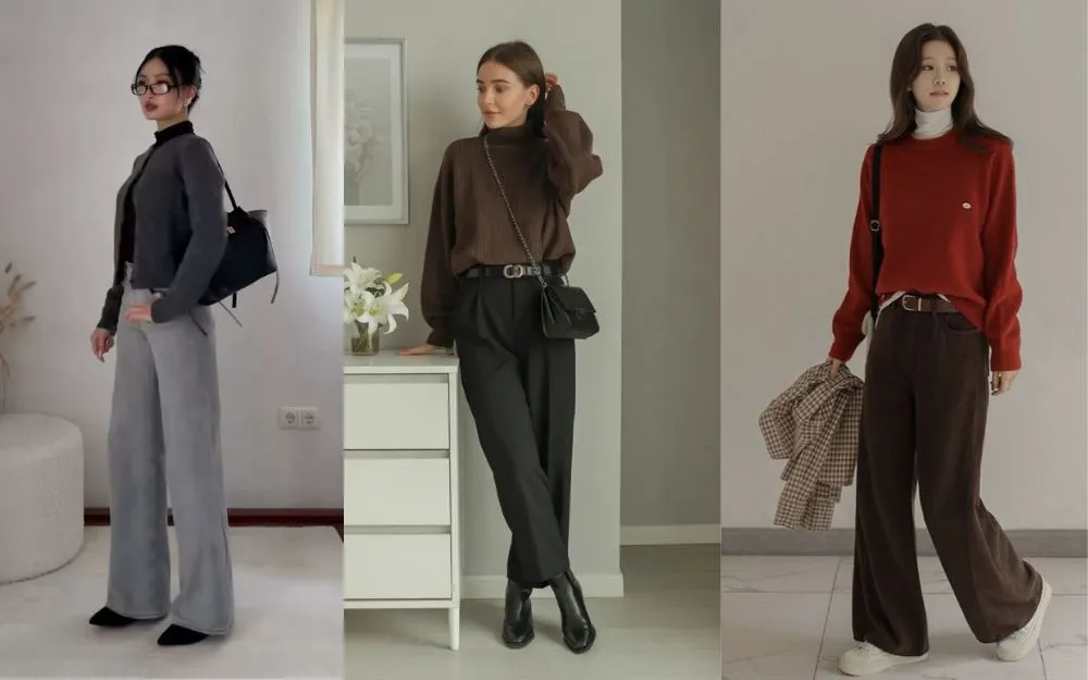 Gợi Ý 10 Cách Phối Áo Len Cổ Lọ Cho Nữ Trẻ Trung, Hiện Đại - 5