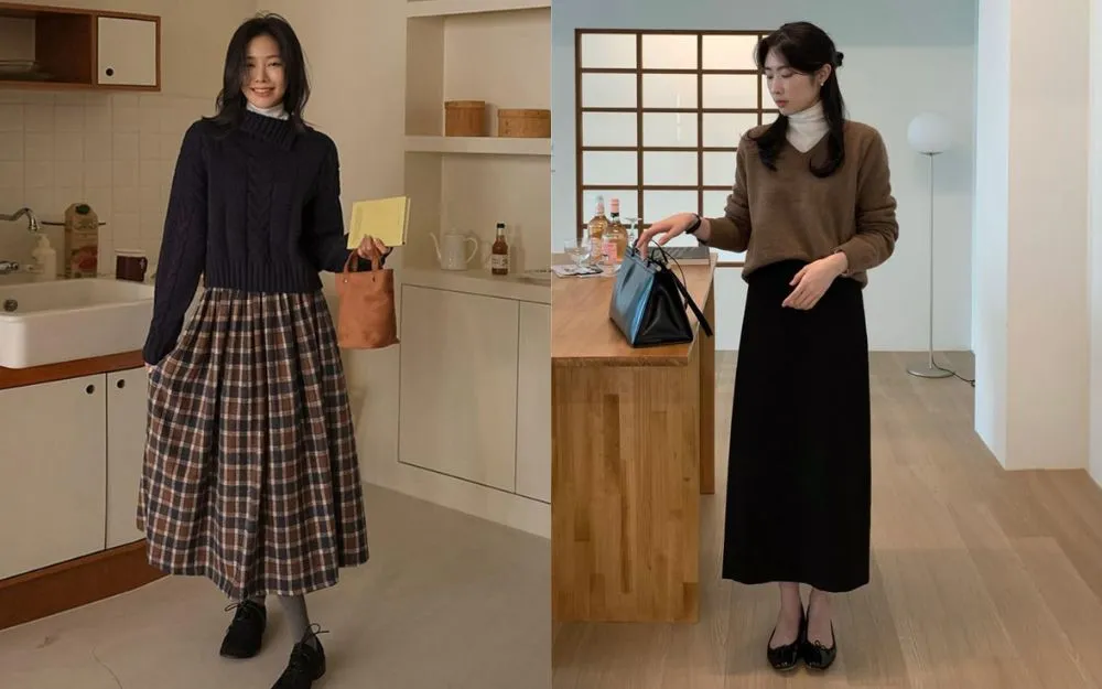 Gợi Ý 10 Cách Phối Áo Len Cổ Lọ Cho Nữ Trẻ Trung, Hiện Đại - 7