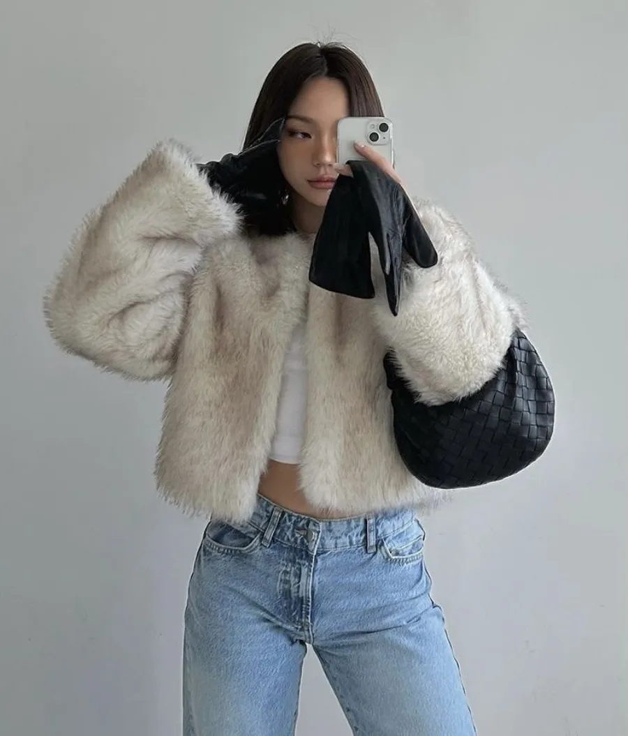 Áo khoác lông sang trọng