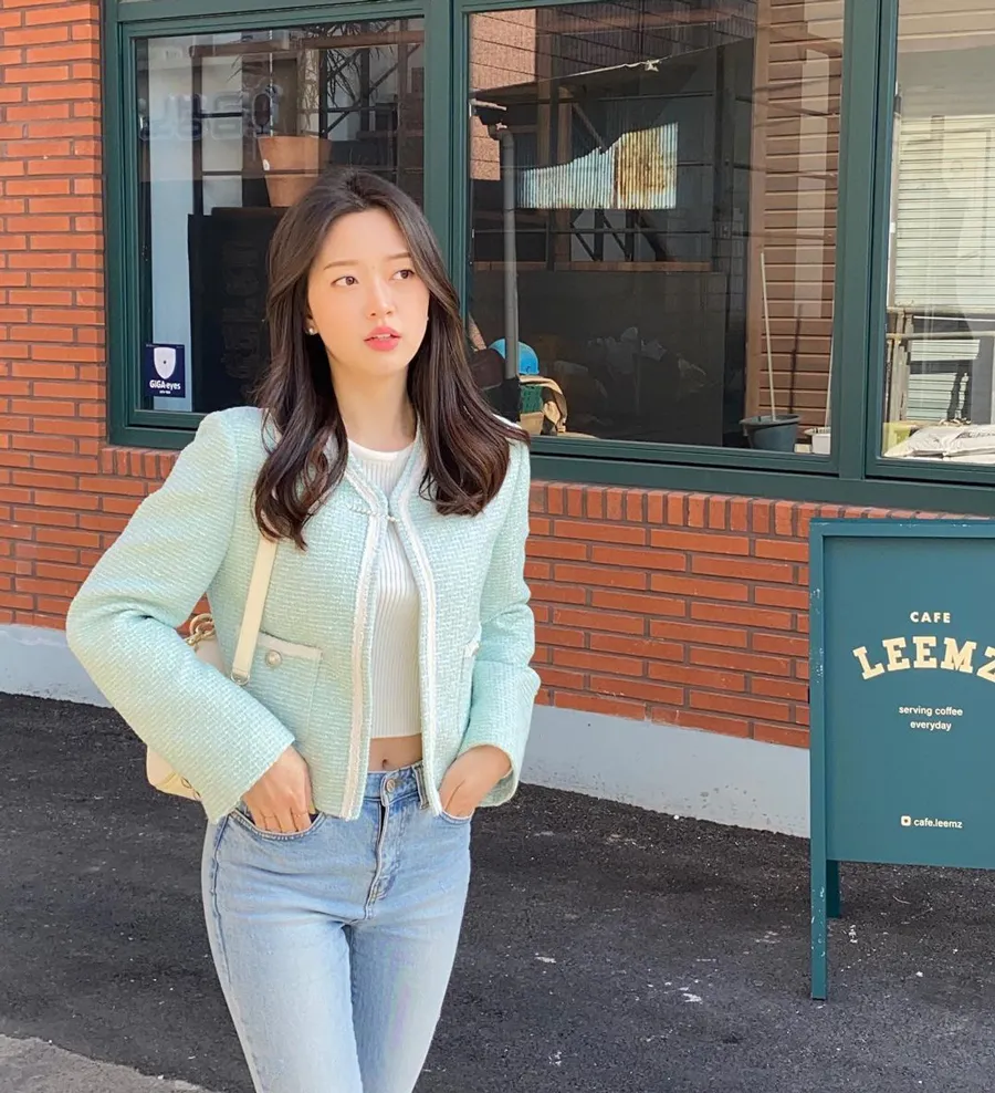 Áo tweed phối với quần gì