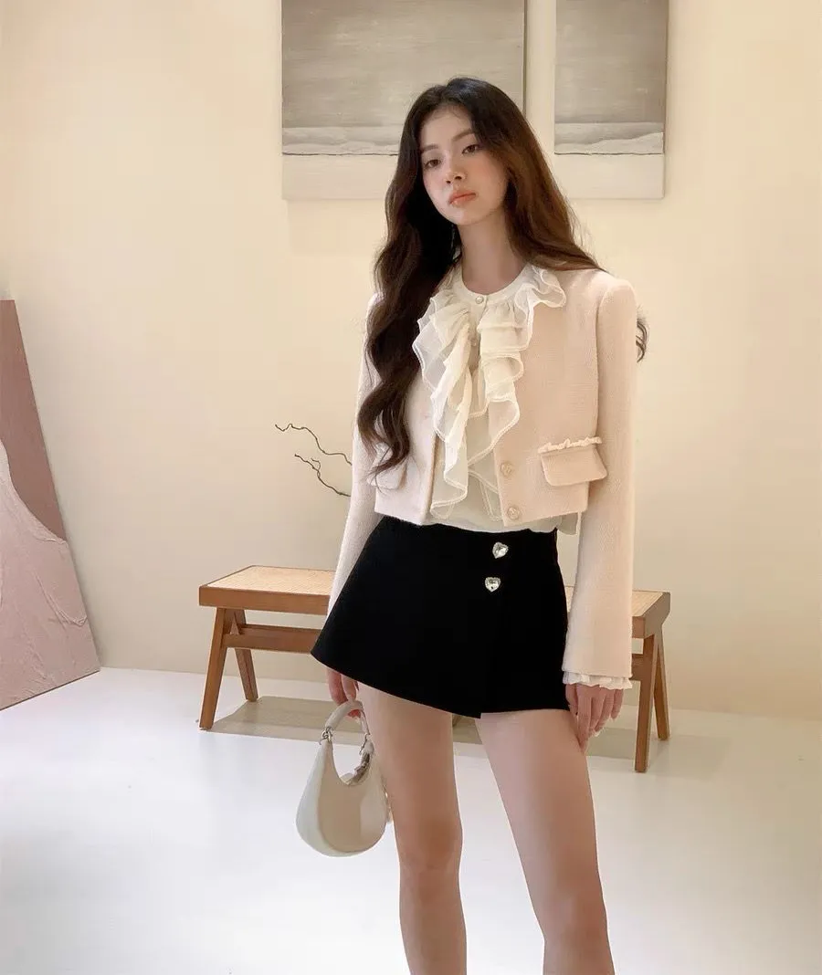 Áo tweed phối với quần gì