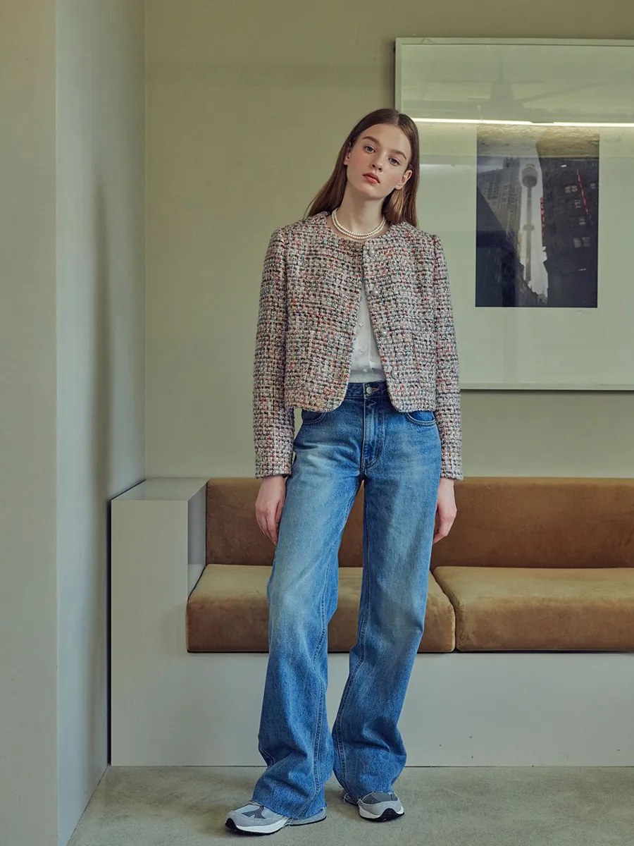 Áo dạ tweed phối với giày gì