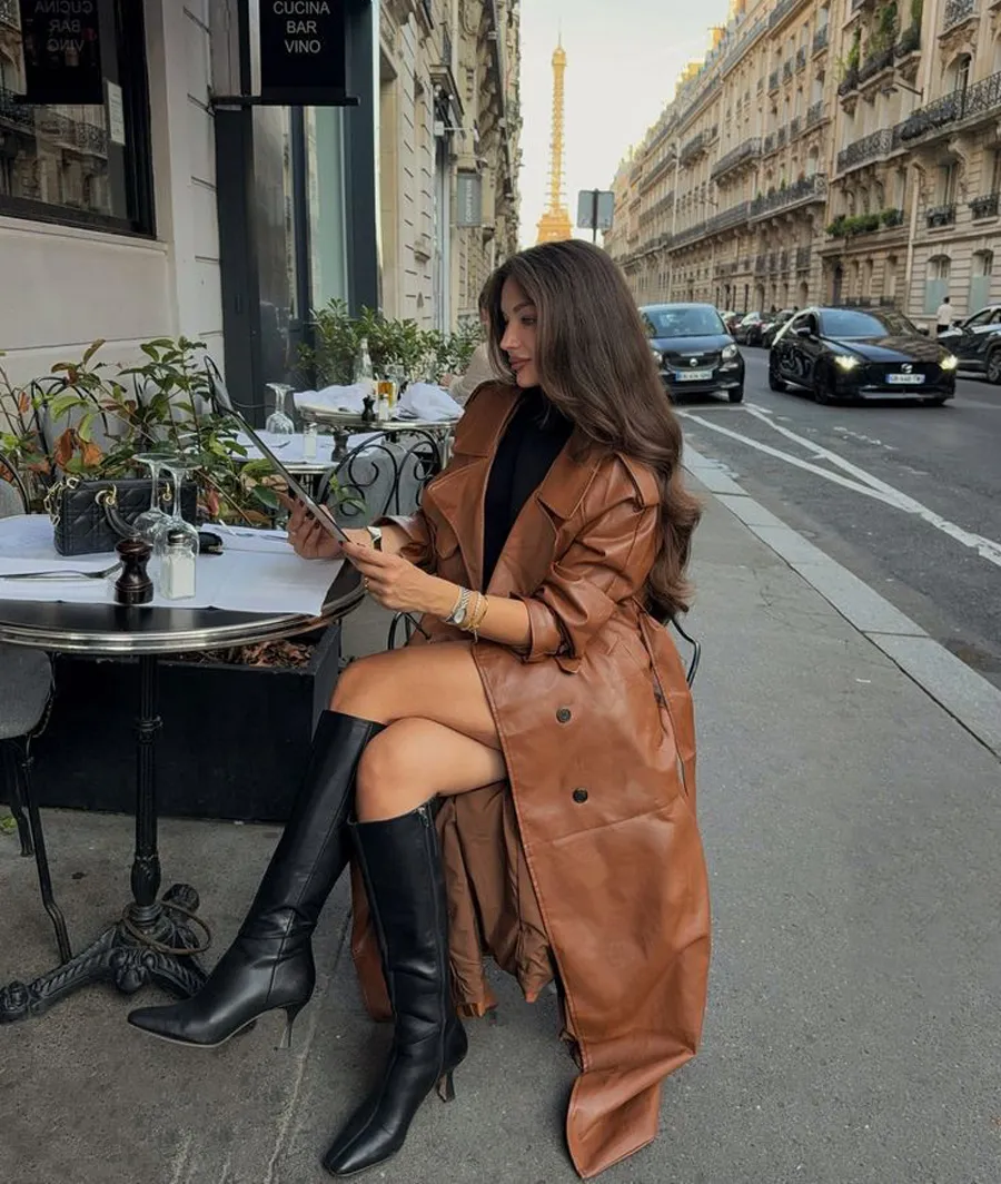 Phụ kiện kết hợp cùng áo khoác da