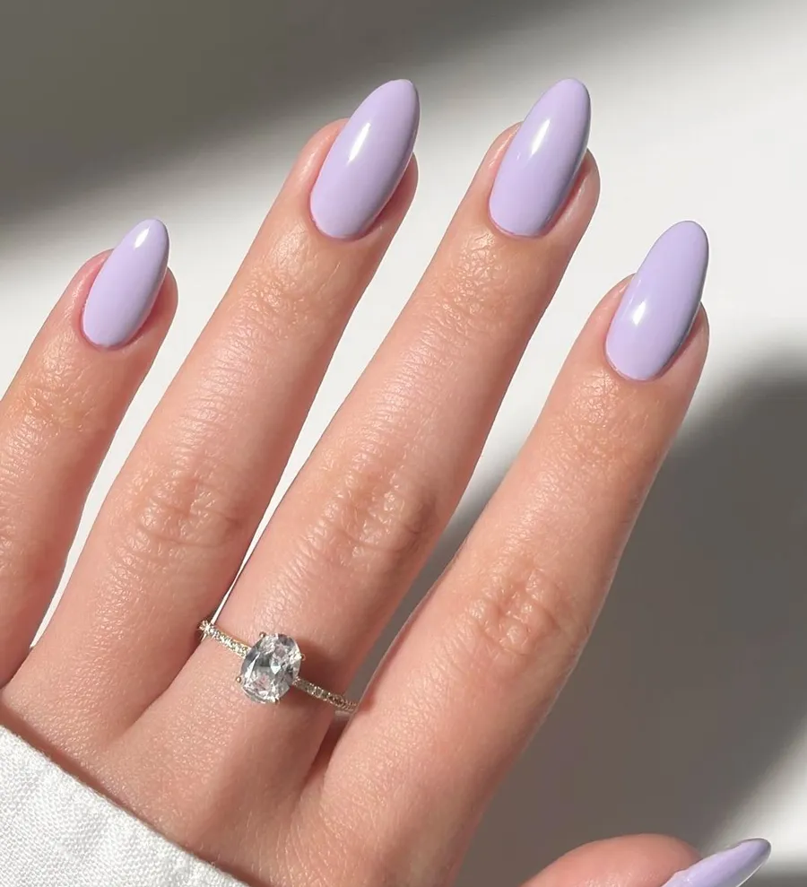 Nail Màu Tím Sữa