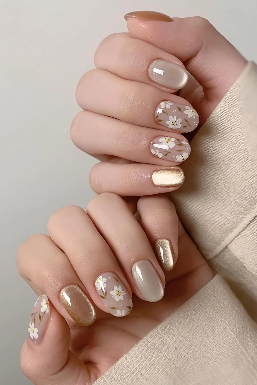Mẫu nail mùa xuân đẹp cho móng ngắn