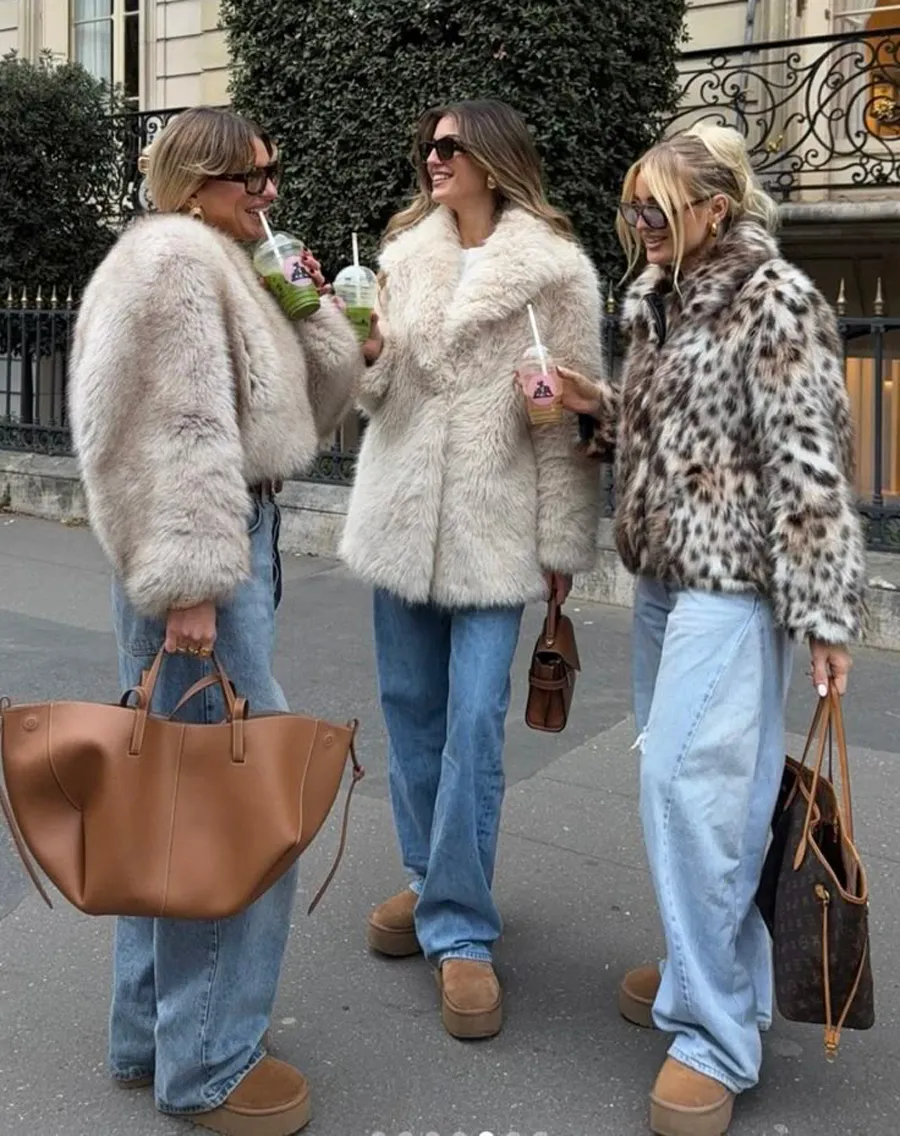 Các mẫu áo khoác lông phổ biến hiện nay 