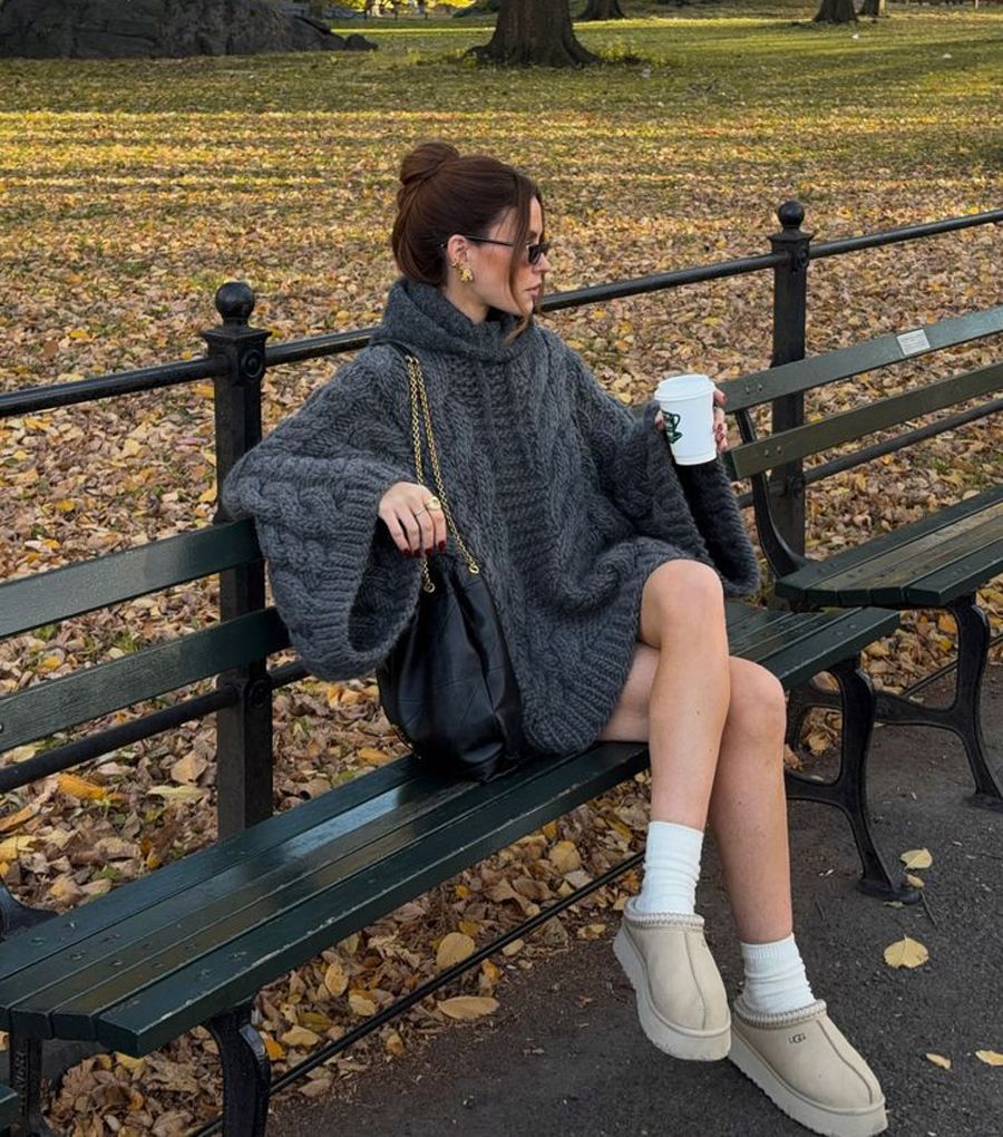 Boots UGG và đồ oversize