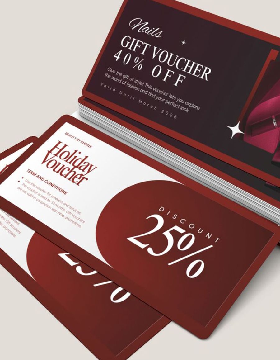 Voucher hoặc thẻ quà tặng
