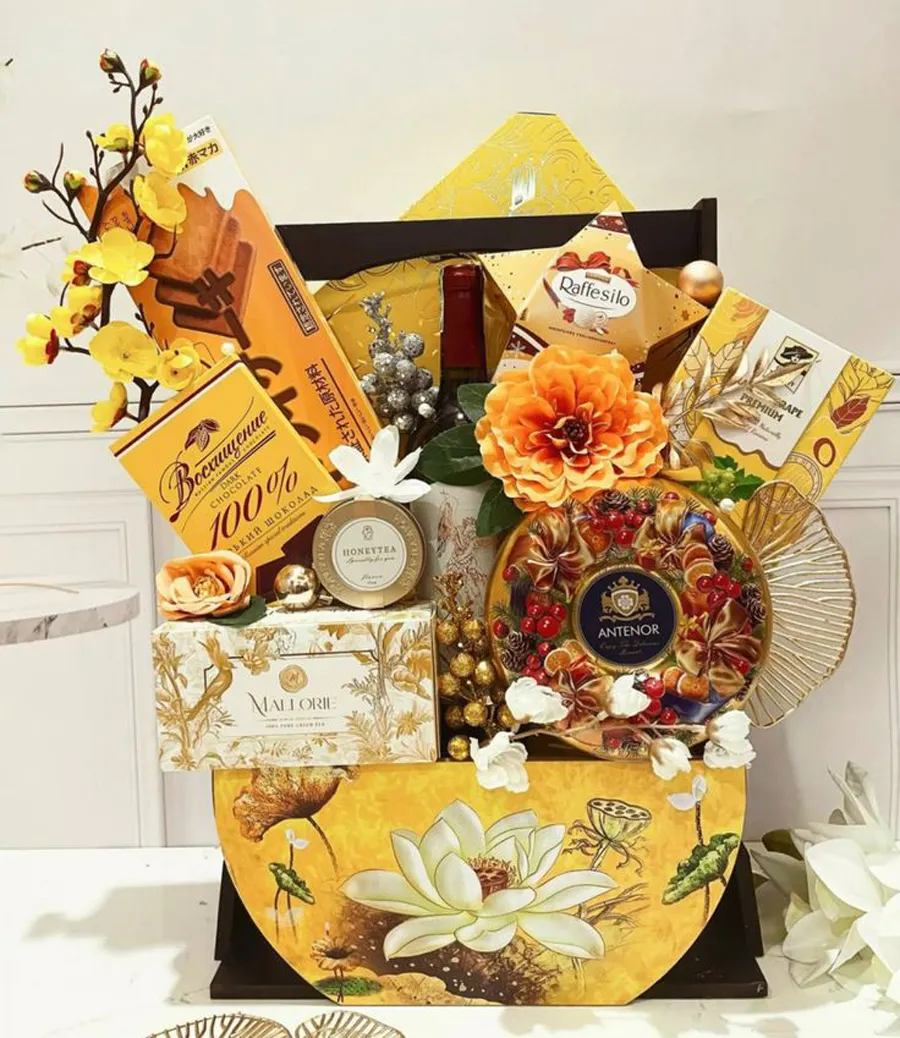 Giỏ quà bánh kẹo cao cấp