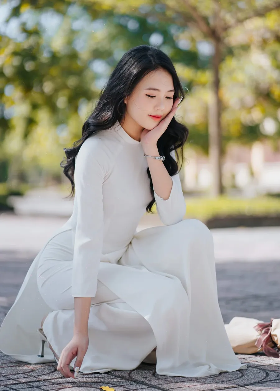 Stt áo dài học sinh nét đẹp thanh xuân