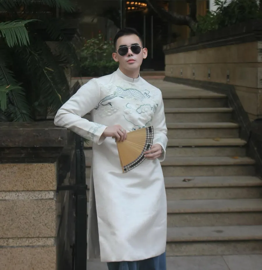 Phối phụ kiện cùng áo dài cách tân