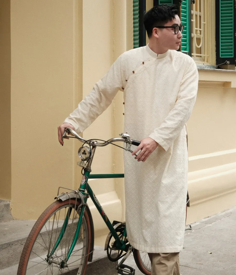 Các kiểu áo dài nam dịp Tết phổ biến hiện nay