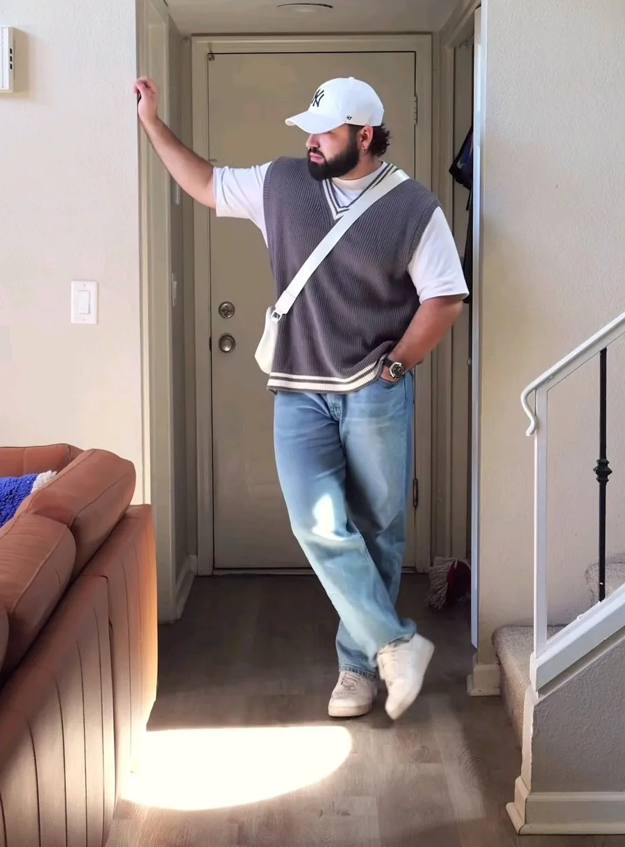 Áo thun và quần jeans