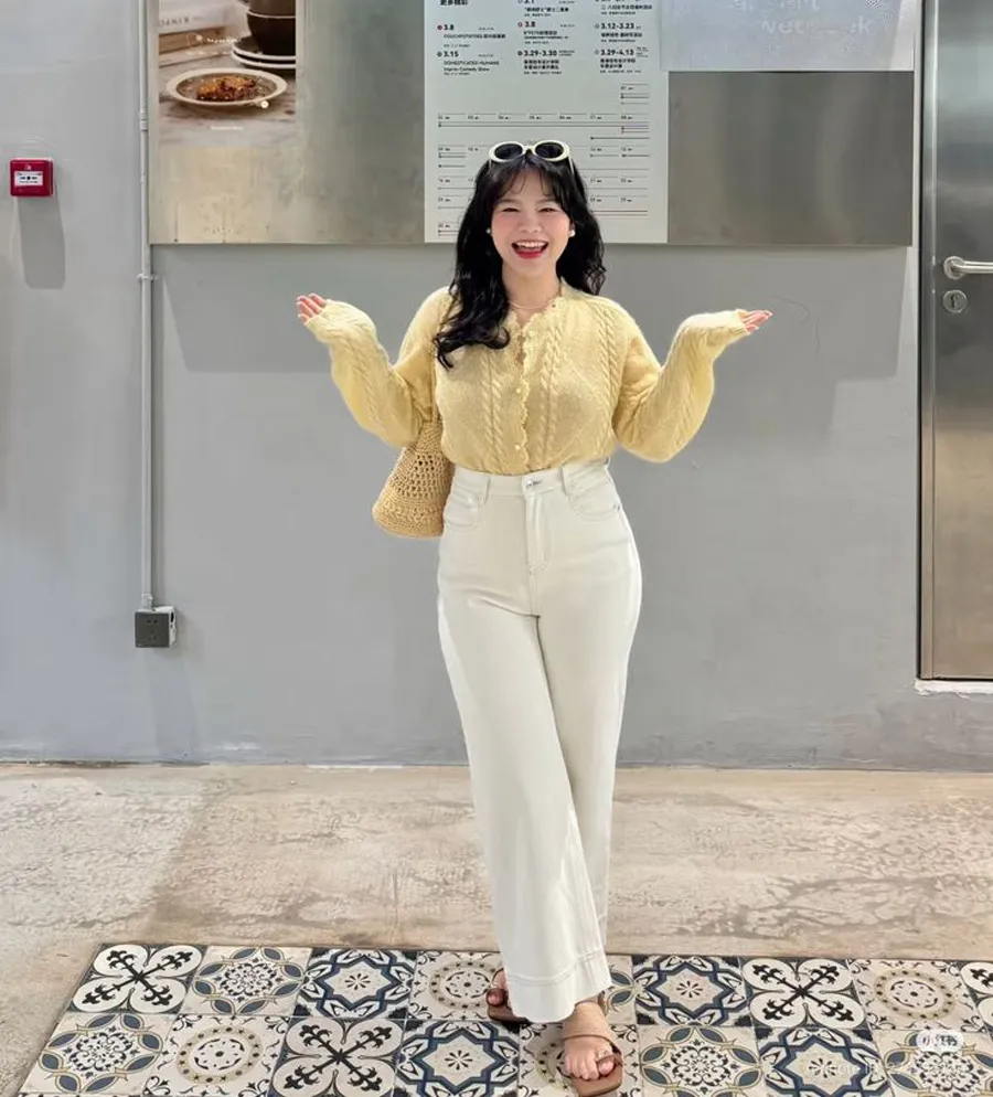 Áo sơ mi và quần ống suông