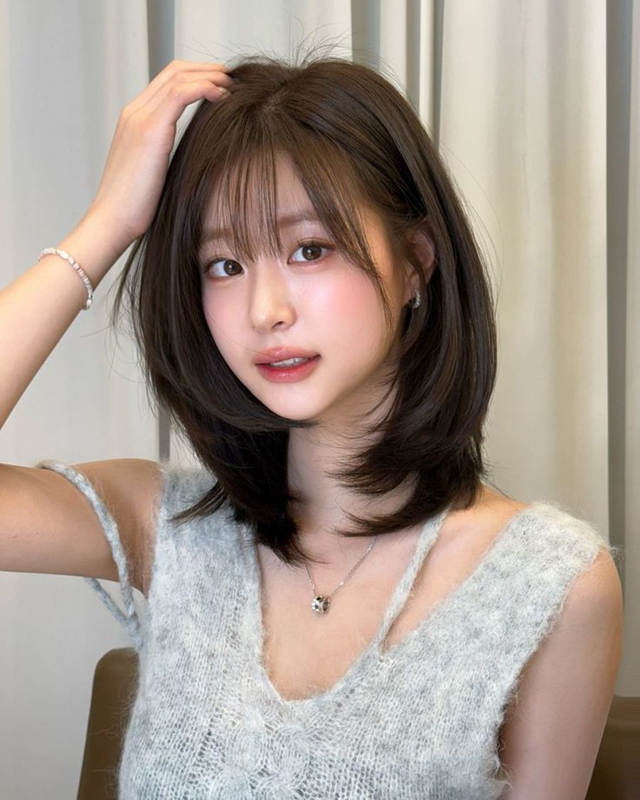 Mặt gầy má hóp có nên để tóc ngắn không