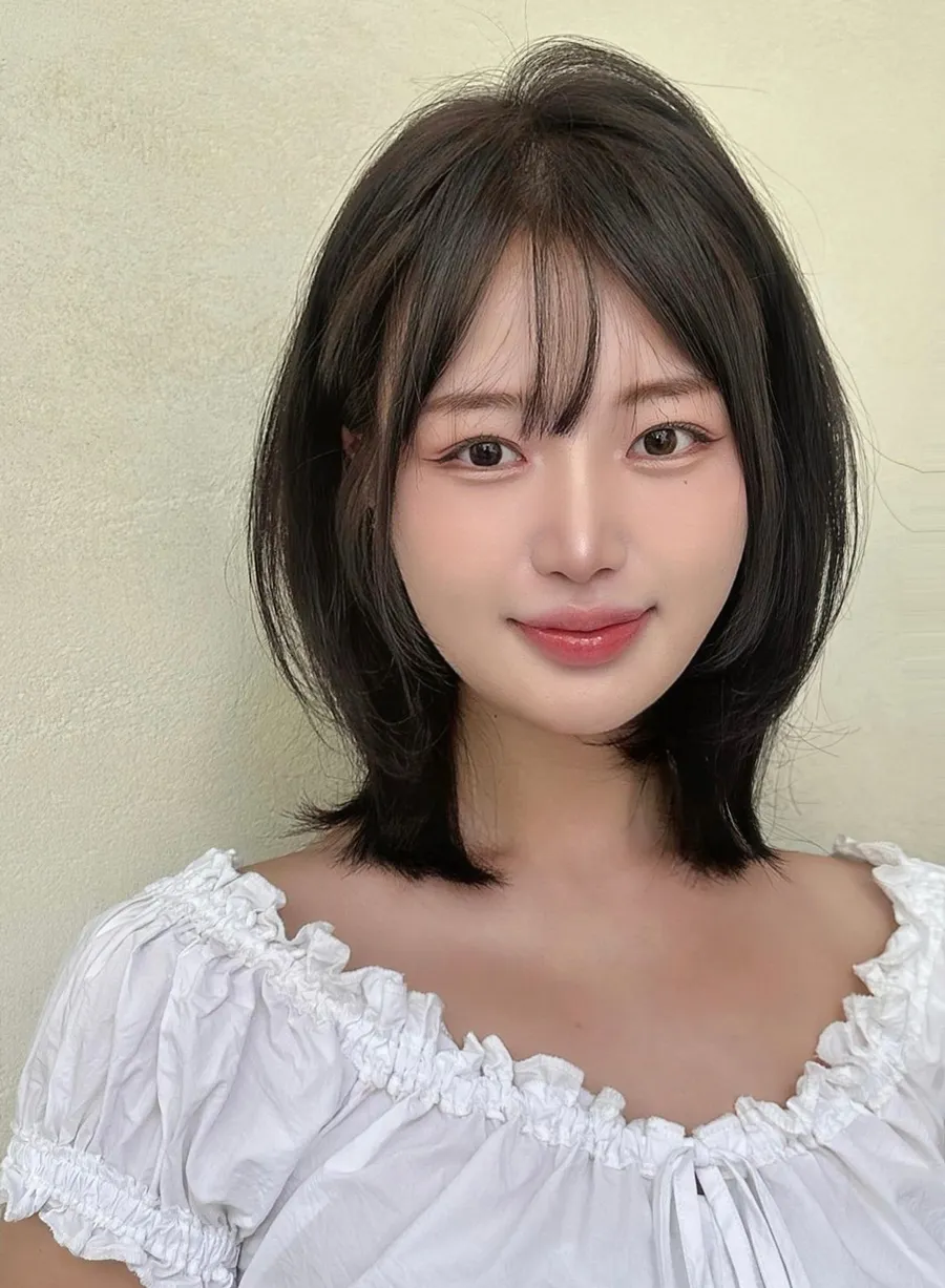 Tóc layer thẳng mullet