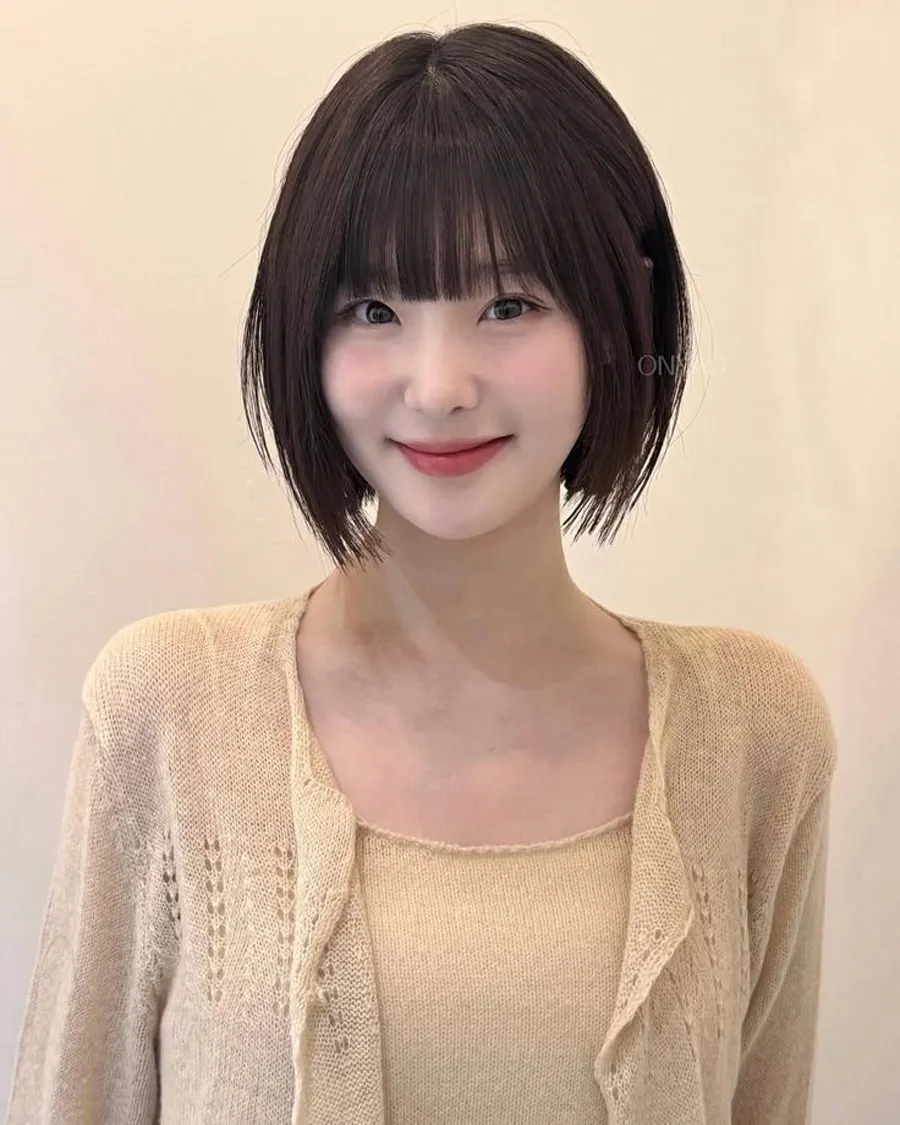 Tóc bob tỉa layer duỗi thẳng 