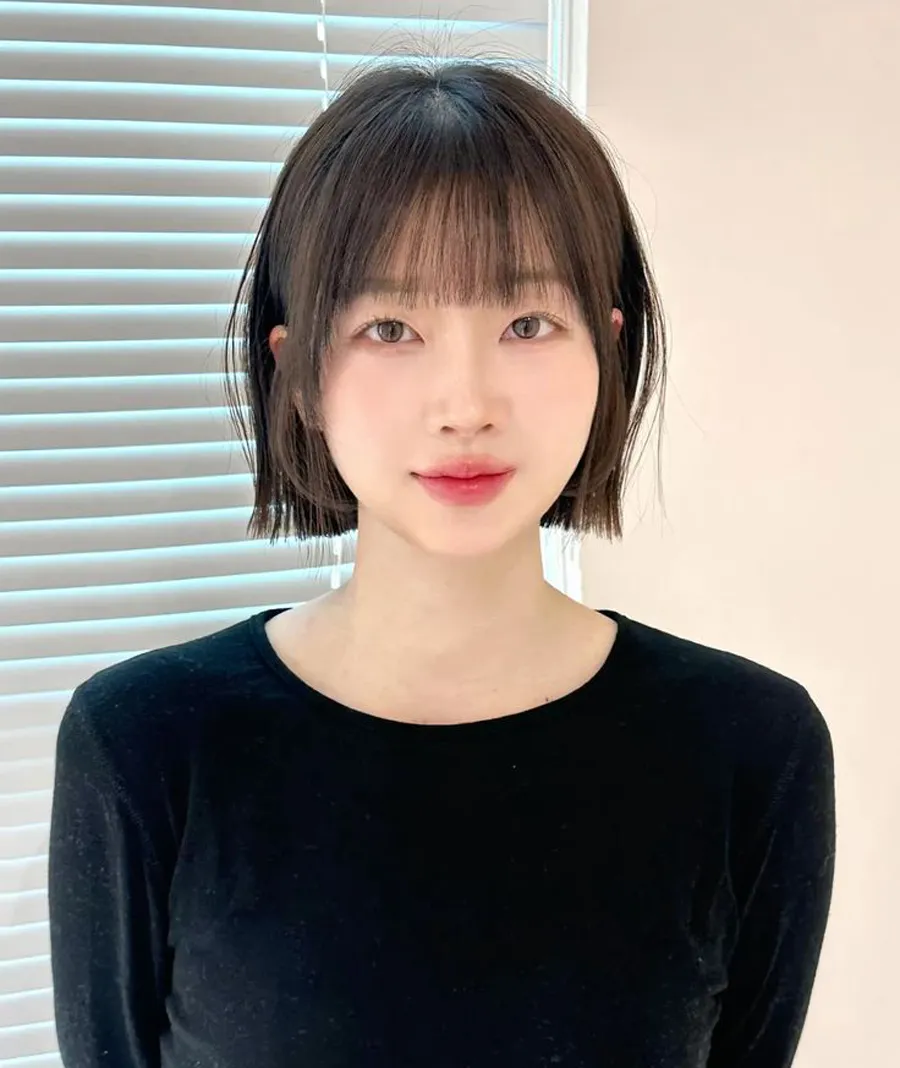 Tóc layer thẳng pixie