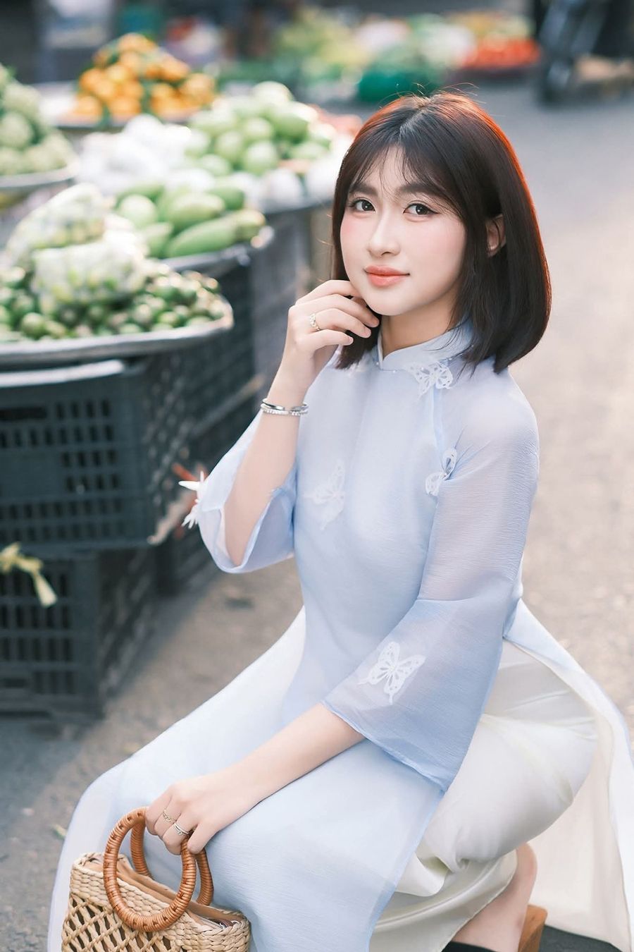 Tóc bob uốn cúp