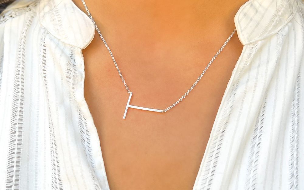 Review 7 Mặt Dây Chuyền Chữ T Làm Quà Tặng Rất Tinh Tế - 1