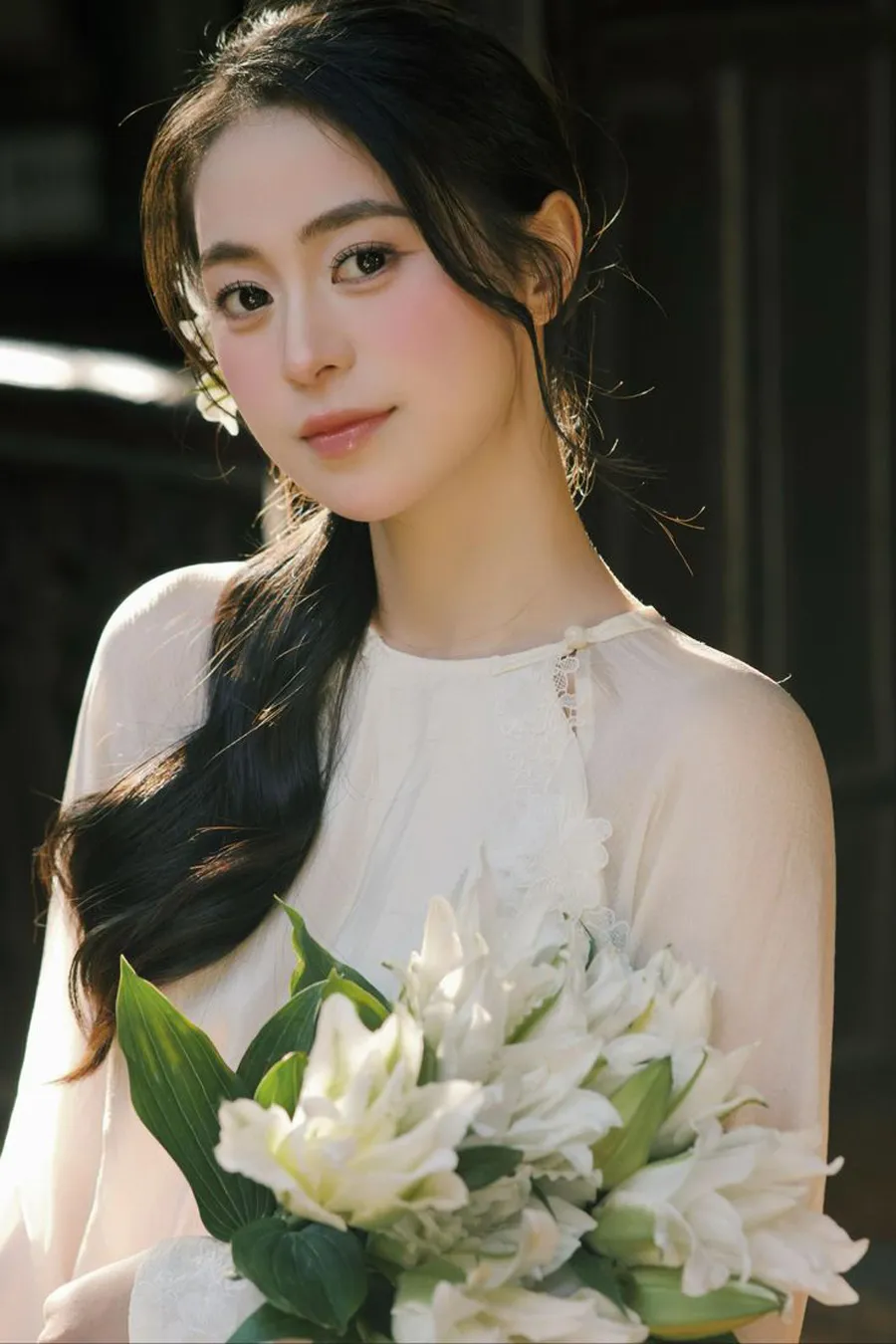 Công thức kết hợp màu son và áo dài hoàn hảo cho dịp năm mới - 12