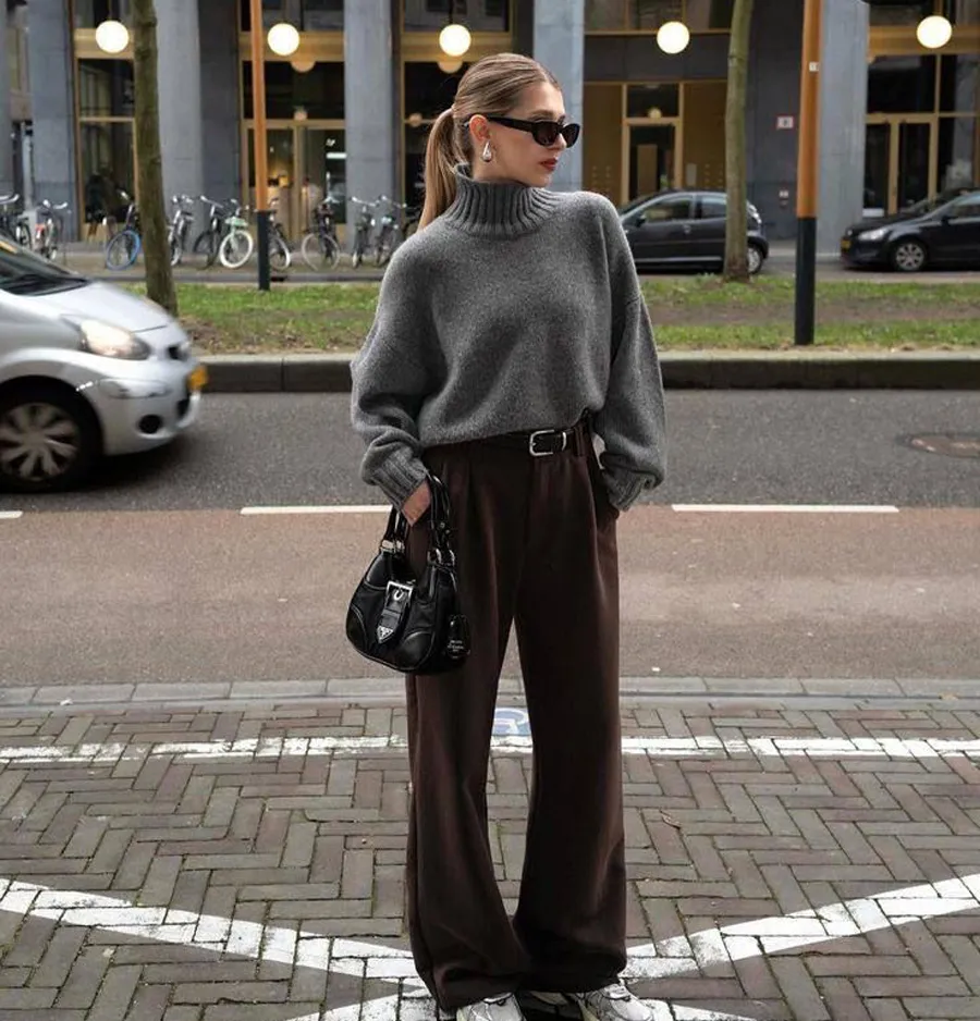 Phối xám lông chuột cùng màu nâu