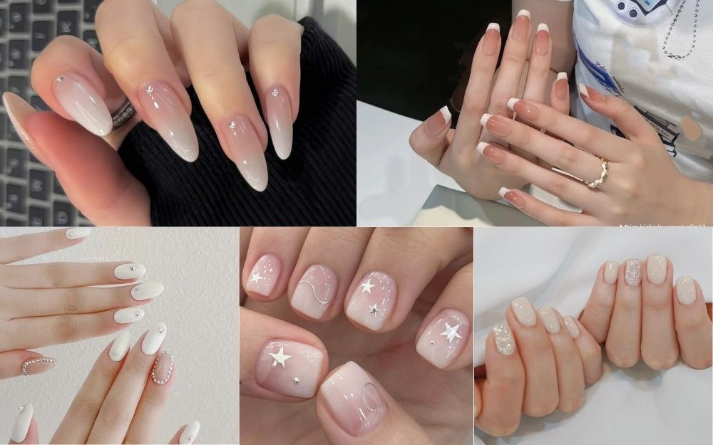 Gợi Ý 100+ Mẫu Nail Màu Trắng Tôn Da, Hot Trend Hiện Nay - 17
