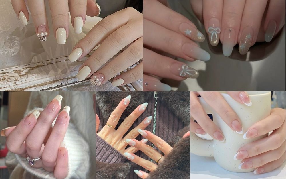 Gợi Ý 100+ Mẫu Nail Màu Trắng Tôn Da, Hot Trend Hiện Nay - 18