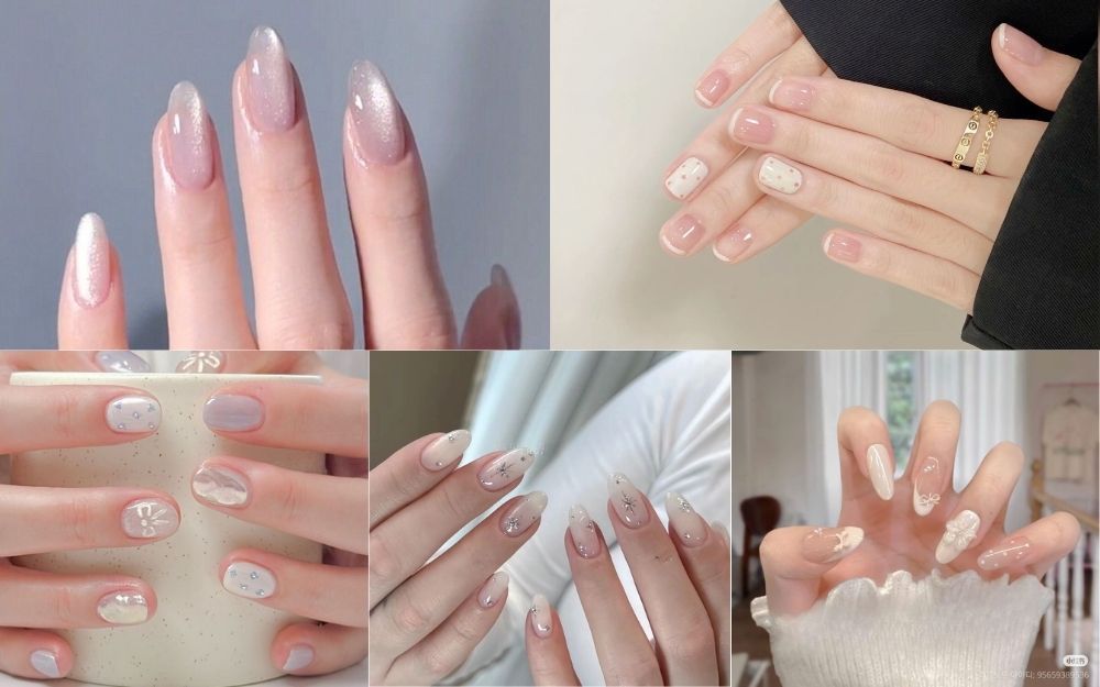 Gợi Ý 100+ Mẫu Nail Màu Trắng Tôn Da, Hot Trend Hiện Nay - 1